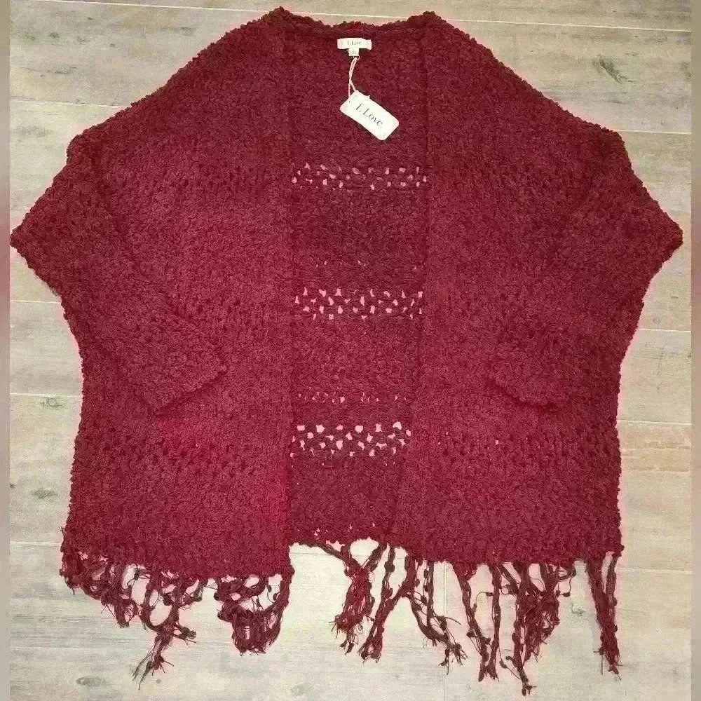 NWT L Love Super Soft Cardigan